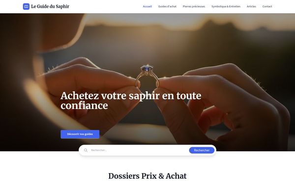arlisa-bijoux.com — Bague saphir