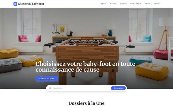 babyfootdequalite.fr — Babyfoot
