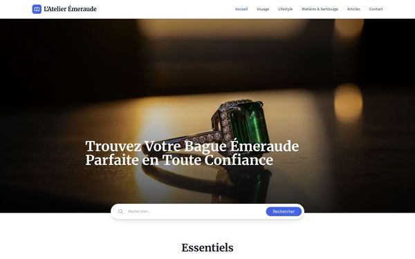 bijouterie-courcy-noyon.fr — Bague émeraude