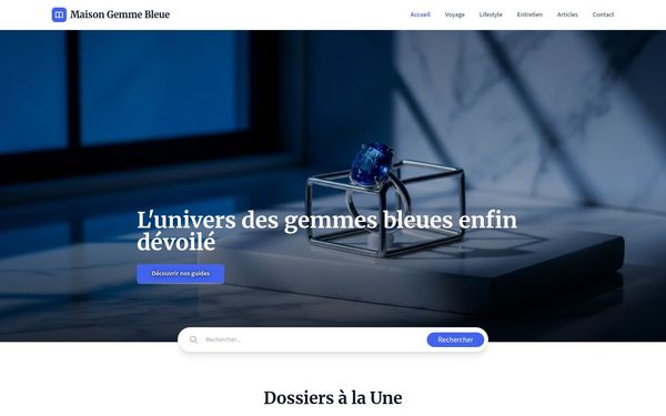 bijouxduquebec.com — Bijoux en saphir