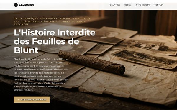 caviarcbd.com — Feuille blunt
