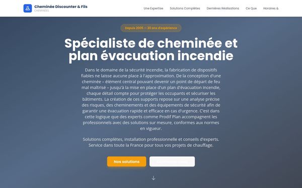 chemineediscounter.fr — Plan évacuation