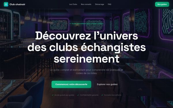 club-chatnoir.fr — Club échangiste