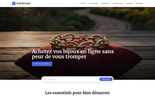 goldbracelet.eu — Bijouterie en ligne