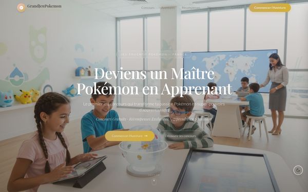grandjeupokemon.fr — Jeu concours Pokemon