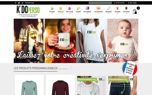 kdoperso.fr — Marquage publicitaire