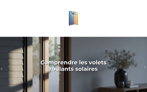 la-maison-du-volet-roulant.com — Volet roulant solaire porte d'entrée