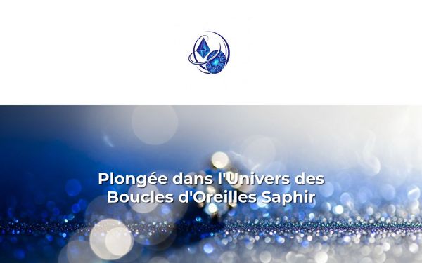 legoutdubijou.com — Boucles d'oreilles saphir