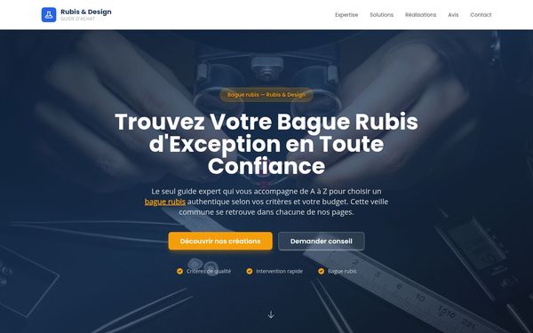 pierabijouxdesign.com — Bague rubis