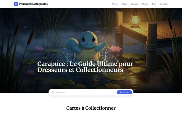 pokemonstockupdates.com — Carapuce
