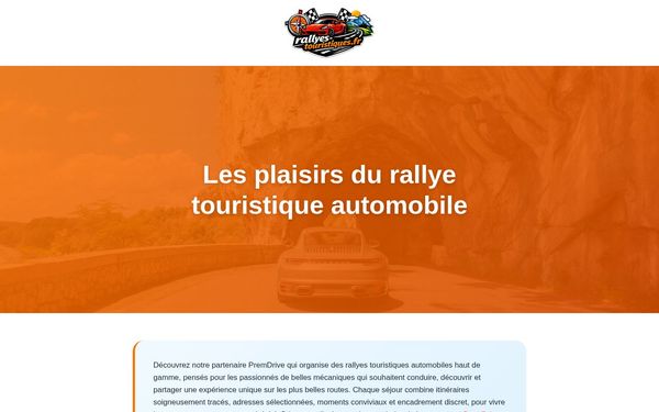 rallyes-touristiques.fr — Rallyes touristiques automobile