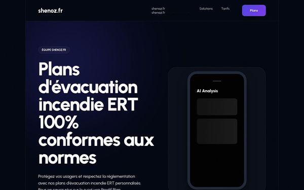 shenoz.fr — Plan évacuation incendie ERT