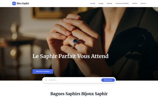 simple-bracelet.com — Bijoux saphir