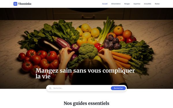 vkusninka.com — Alimentation saine