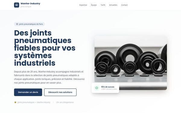 wanhe-industry.com — Joints pneumatiques