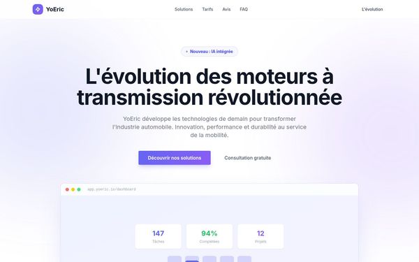 yoeric.com — Évolution des moteurs à transmission